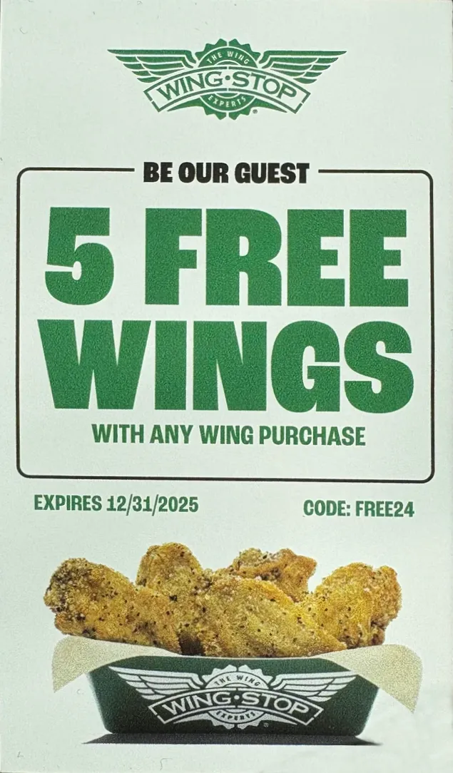 Wingstop Coupon Code